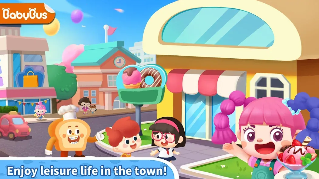 Little Panda's Town: Street МОД/Взлом [Много монет, Открытые уровни и Мега MOD] Screenshot 1