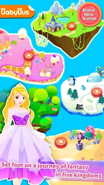 Little Panda Princess Dressup МОД/Взлом [Много монет, Открытые уровни и Мега MOD] Screenshot 1