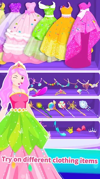 Little Panda Princess Dressup МОД/Взлом [Много монет, Открытые уровни и Мега MOD] Screenshot 2