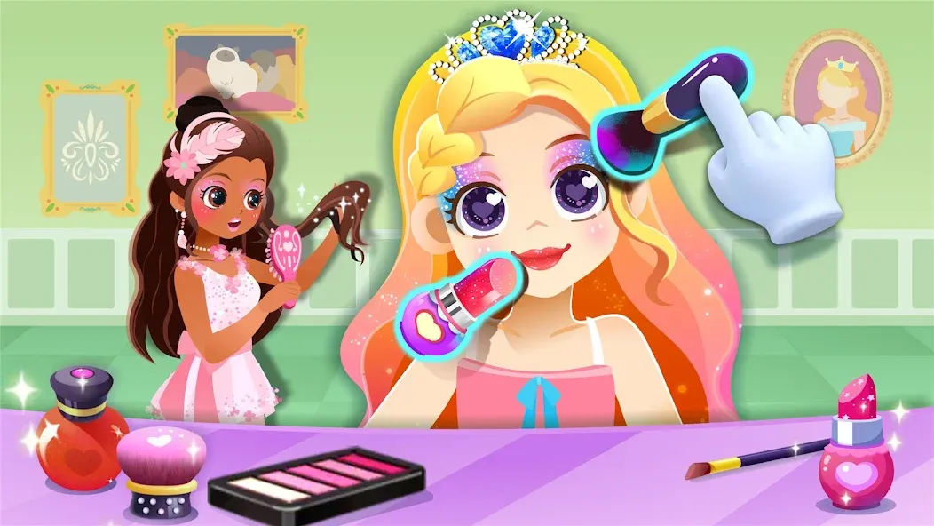 Little Panda: Princess Makeup МОД/Взлом [Деньги, Монеты и Меню MOD] Screenshot 2