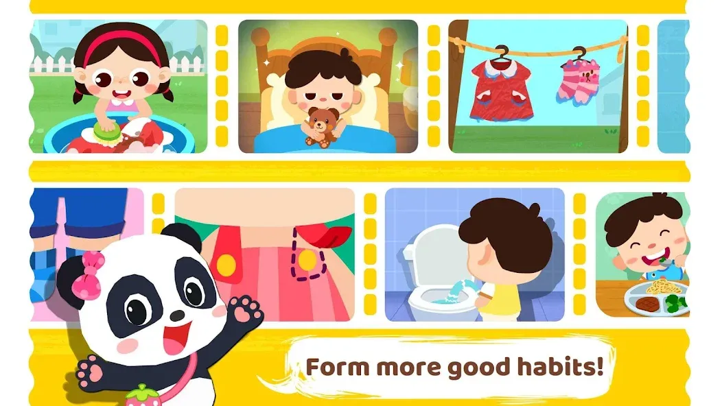 Baby Panda's Daily Habits МОД/Взлом [Много монет, Открытые уровни и Мега MOD] Screenshot 5