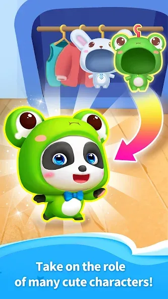 Talking Baby Panda-Virtual Pet МОД/Взлом [Много монет, Открытые уровни и Мега MOD] Screenshot 2