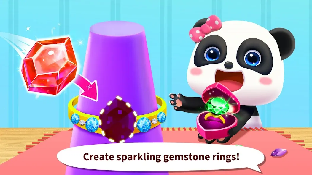 Baby Panda's Fashion Dress Up МОД/Взлом [Все открыто, Дополнительные деньги и Меню MOD] Screenshot 4