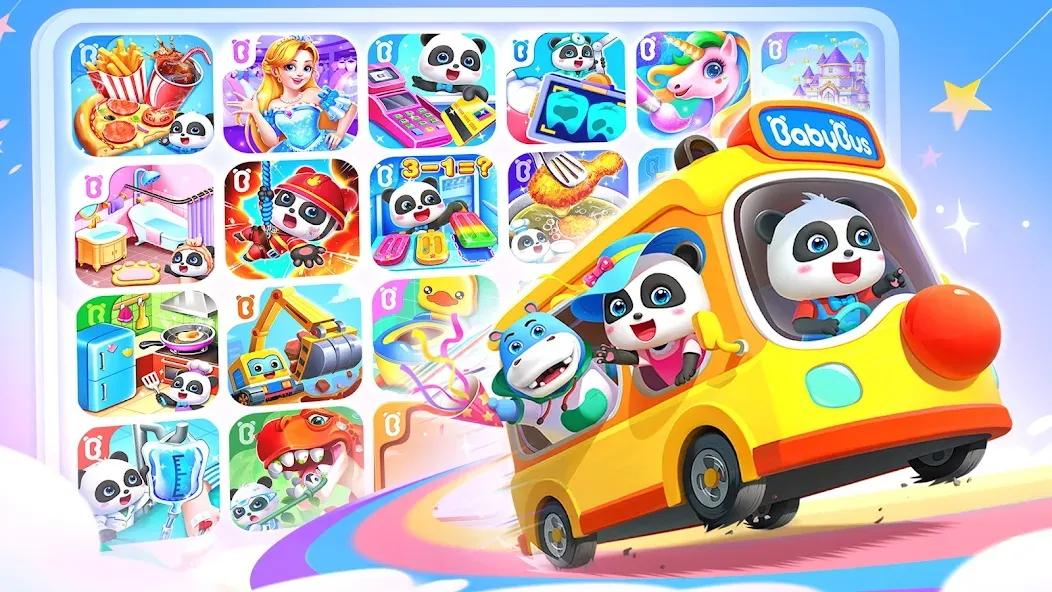 Baby Panda World: Kids Games МОД/Взлом [Деньги, Монеты и Меню MOD] Screenshot 1