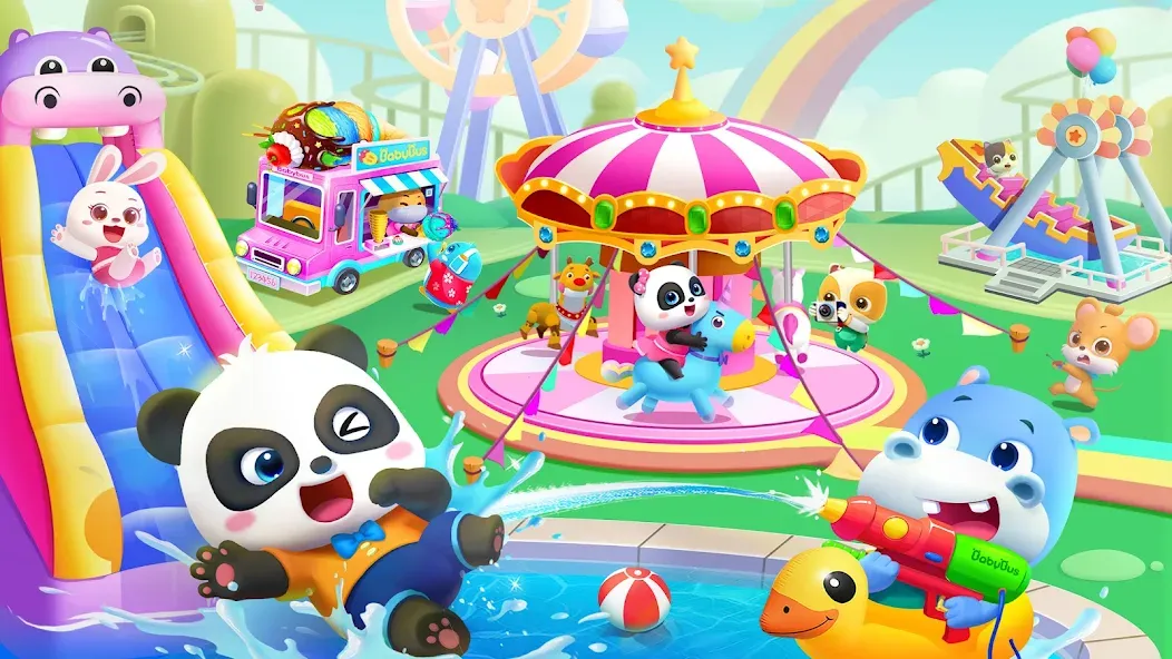 Baby Panda World: Kids Games МОД/Взлом [Деньги, Монеты и Меню MOD] Screenshot 2