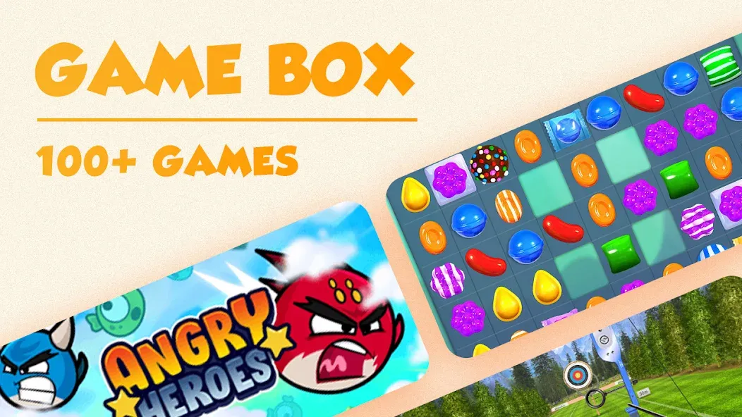 Game Box - 100+ Games (Гейм Бокс) МОД/Взлом [Все открыто, Дополнительные деньги и Меню MOD] Screenshot 1