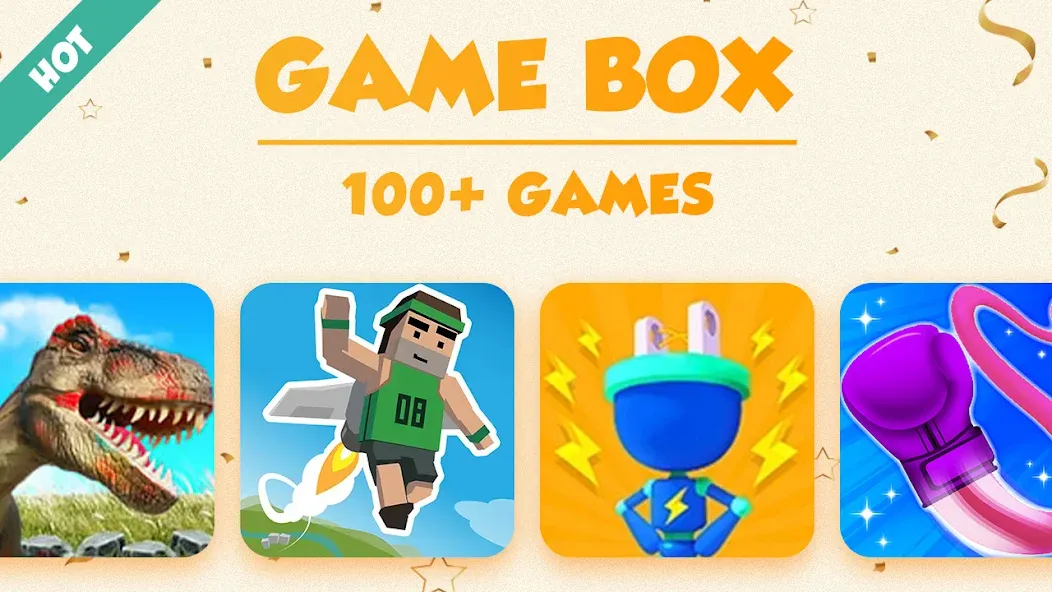 Game Box - 100+ Games (Гейм Бокс) МОД/Взлом [Все открыто, Дополнительные деньги и Меню MOD] Screenshot 4
