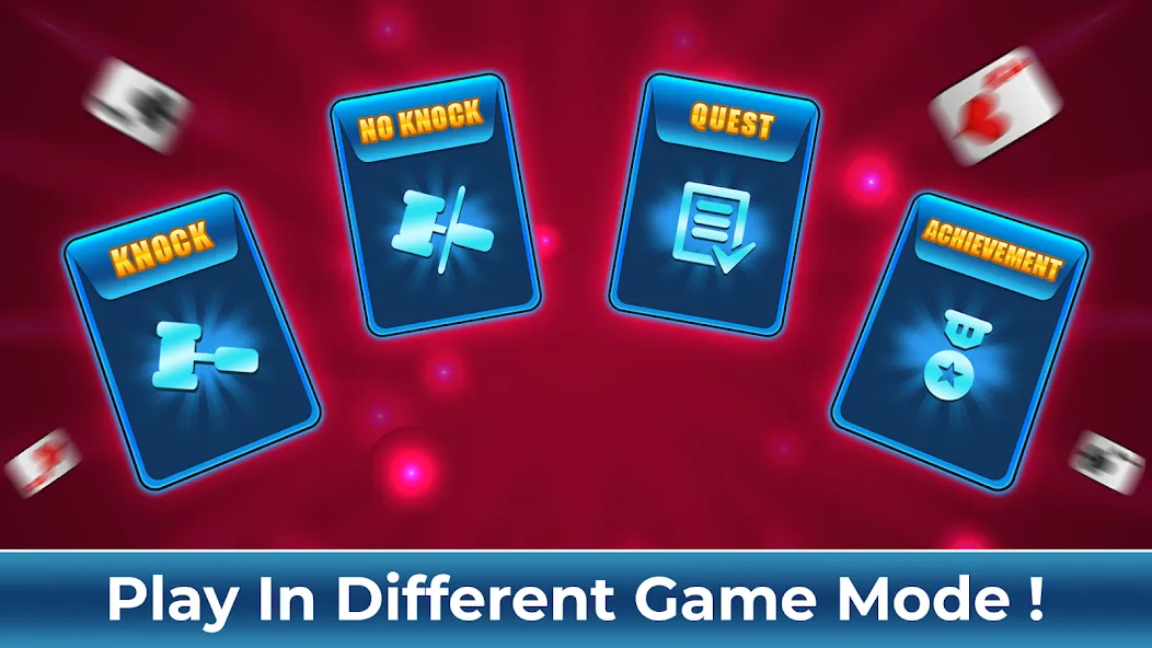 Tonk Rummy Card Game (Тонк Рамми карточная игра) МОД/Взлом [Меню, Бесконечные монеты и Открытые уровни] Screenshot 1