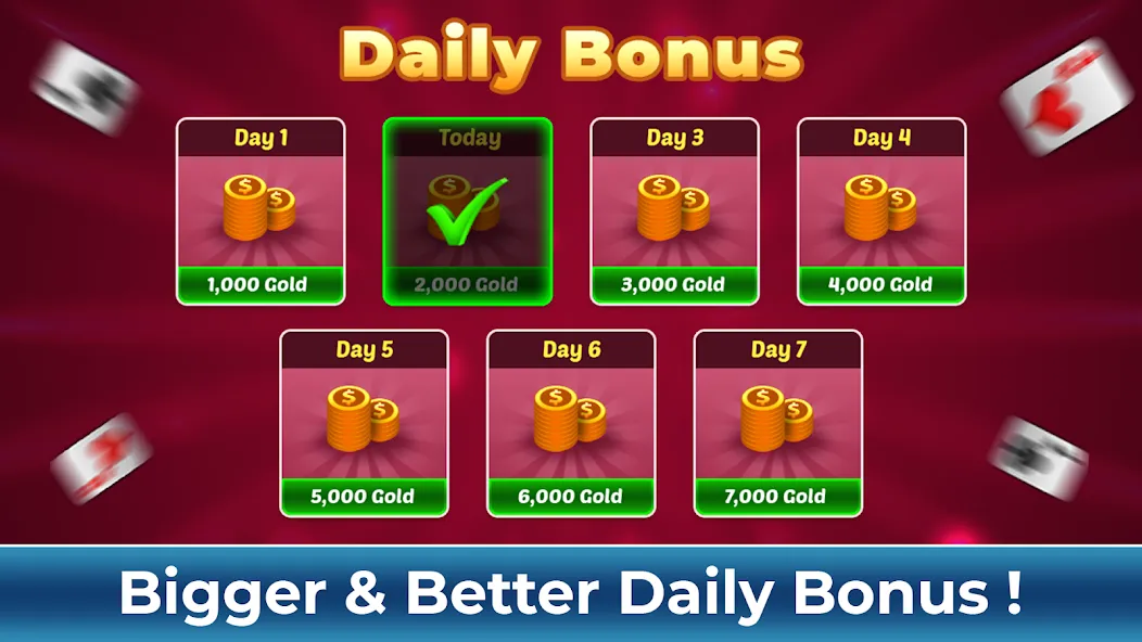 Tonk Rummy Card Game (Тонк Рамми карточная игра) МОД/Взлом [Меню, Бесконечные монеты и Открытые уровни] Screenshot 3