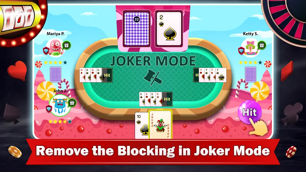Tonk Multiplayer Card Game (Тонк многопользовательская карточная игра) МОД/Взлом [Все открыто, Дополнительные деньги и Меню MOD] Screenshot 3