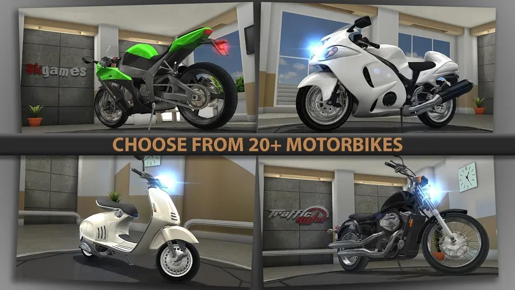 Traffic Rider (Трафик Райдер) МОД/Взлом [Много монет, Открытые уровни и Мега MOD] Screenshot 5