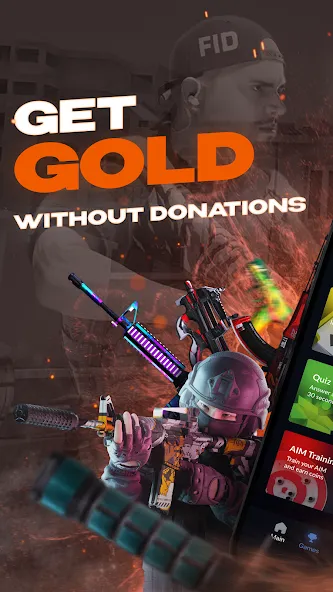Skins Farm - Golds and Skins (Скинс Фарм) МОД/Взлом [Много монет, Открытые уровни и Мега MOD] Screenshot 1