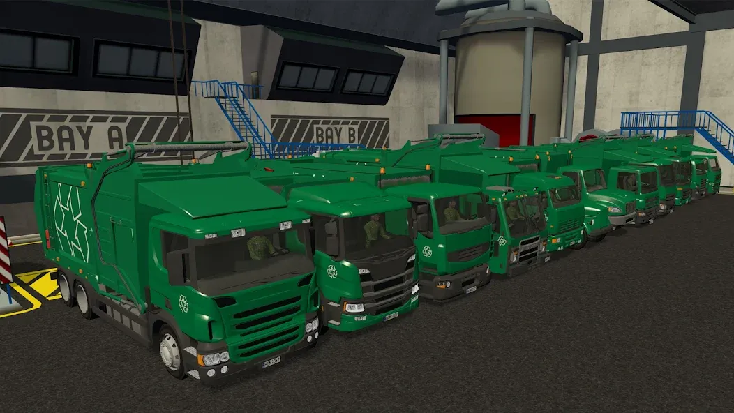 Trash Truck Simulator (Трэш Трак Симулятор) МОД/Взлом [Много монет, Открытые уровни и Мега MOD] Screenshot 1