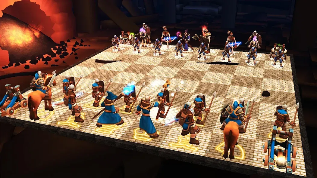 World Of Chess 3D МОД/Взлом [Меню, Бесконечные монеты и Открытые уровни] Screenshot 2