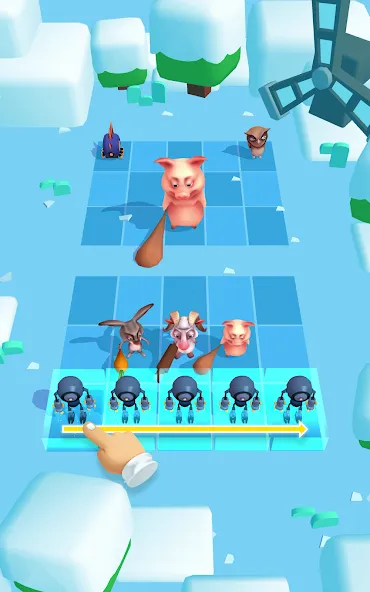 Animal Merge - Evolution Games (Анимал Мерж) МОД/Взлом [Бесконечные деньги, Монеты и Мега MOD] Screenshot 2
