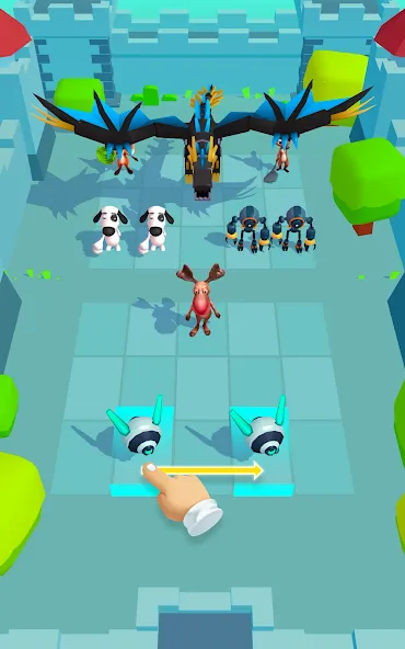 Animal Merge - Evolution Games (Анимал Мерж) МОД/Взлом [Бесконечные деньги, Монеты и Мега MOD] Screenshot 4