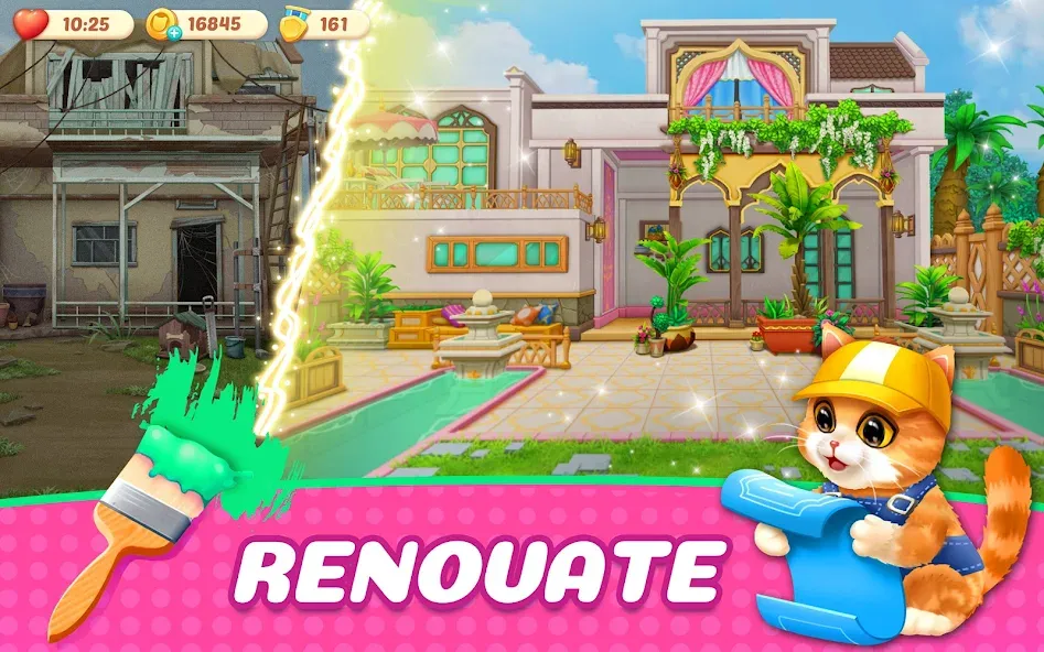 Kitten Match (Киттен Матч) МОД/Взлом [Много монет, Открытые уровни и Мега MOD] Screenshot 3