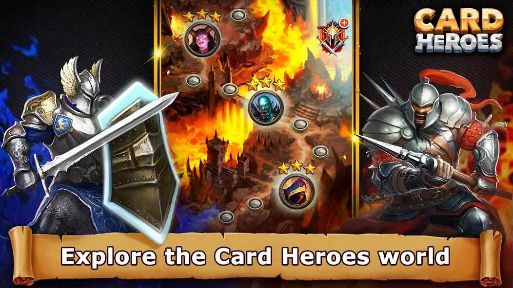 Card Heroes: TCG/CCG deck Wars (Кард Хироес) МОД/Взлом [Деньги, Монеты и Меню MOD] Screenshot 3