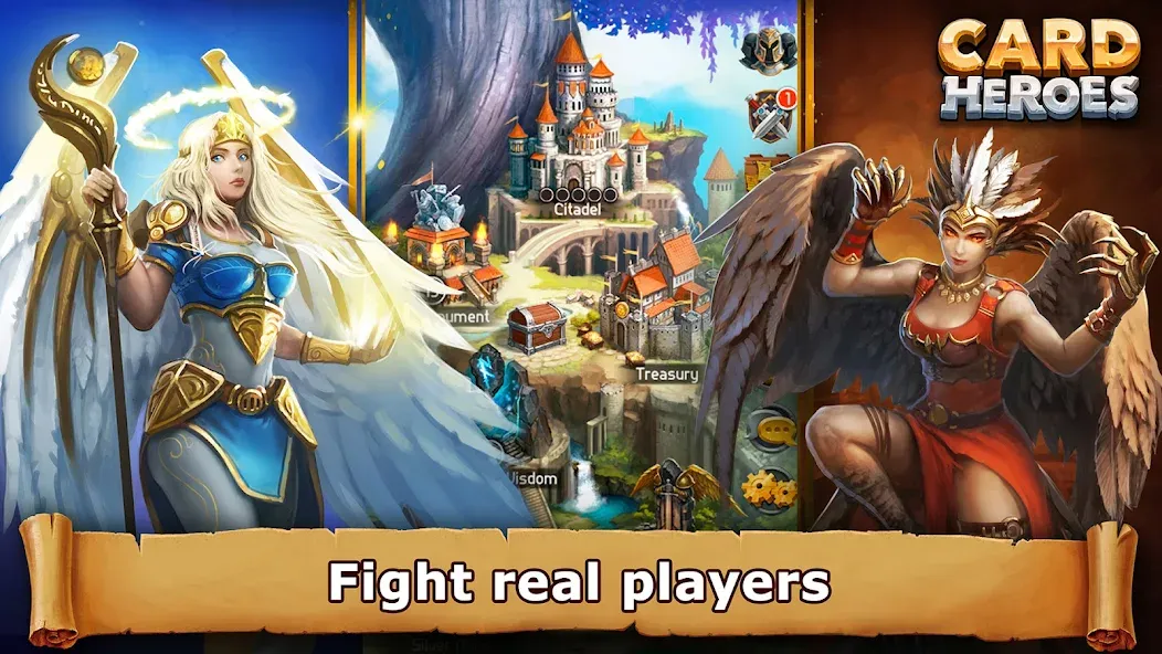 Card Heroes: TCG/CCG deck Wars (Кард Хироес) МОД/Взлом [Деньги, Монеты и Меню MOD] Screenshot 5