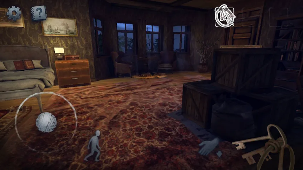 Scary Mansion: Horror Game 3D МОД/Взлом [Много монет, Открытые уровни и Мега MOD] Screenshot 3