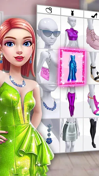 Fashion Makeover Stylist Game МОД/Взлом [Много монет, Открытые уровни и Мега MOD] Screenshot 1