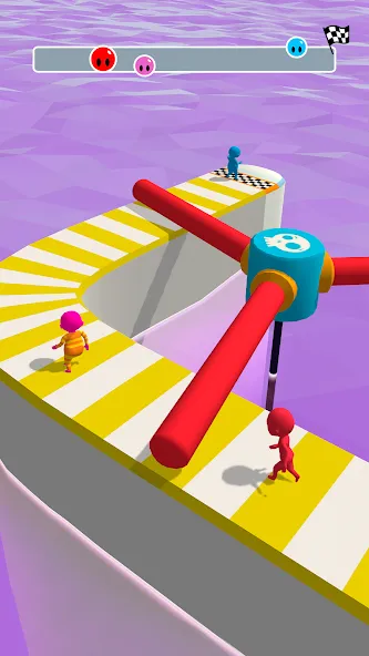 Fun Race 3D — Run and Parkour (Фан Рэйс 3Д) МОД/Взлом [Деньги, Монеты и Меню MOD] Screenshot 1