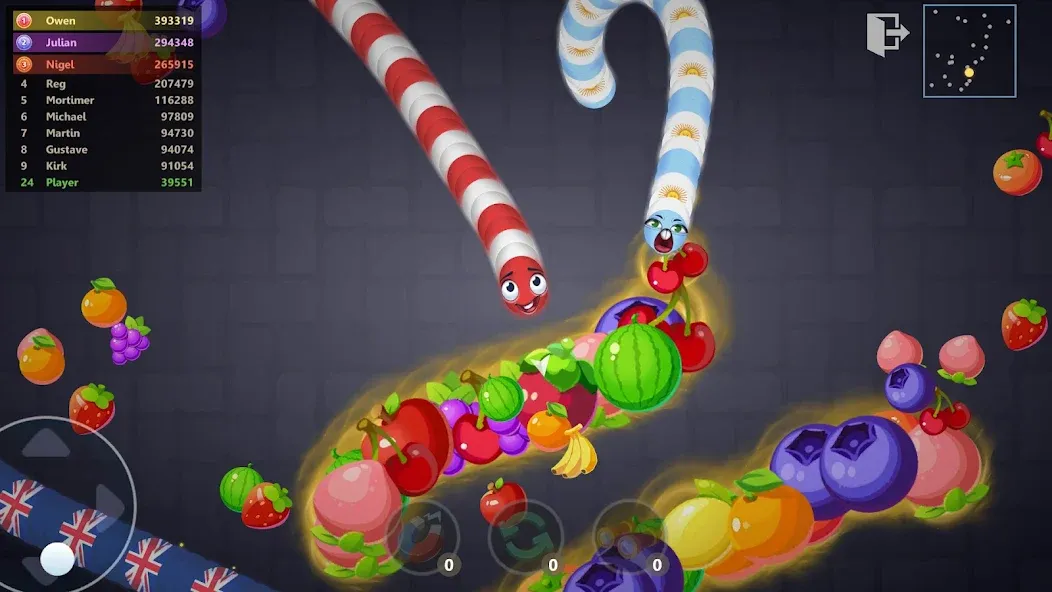 Snake War™ Hungry Worm.io Game (Снейк Вар) МОД/Взлом [Все открыто, Дополнительные деньги и Меню MOD] Screenshot 5