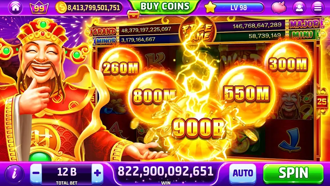 Golden Casino - Slots Games (Голден Казино) МОД/Взлом [Все открыто, Дополнительные деньги и Меню MOD] Screenshot 1