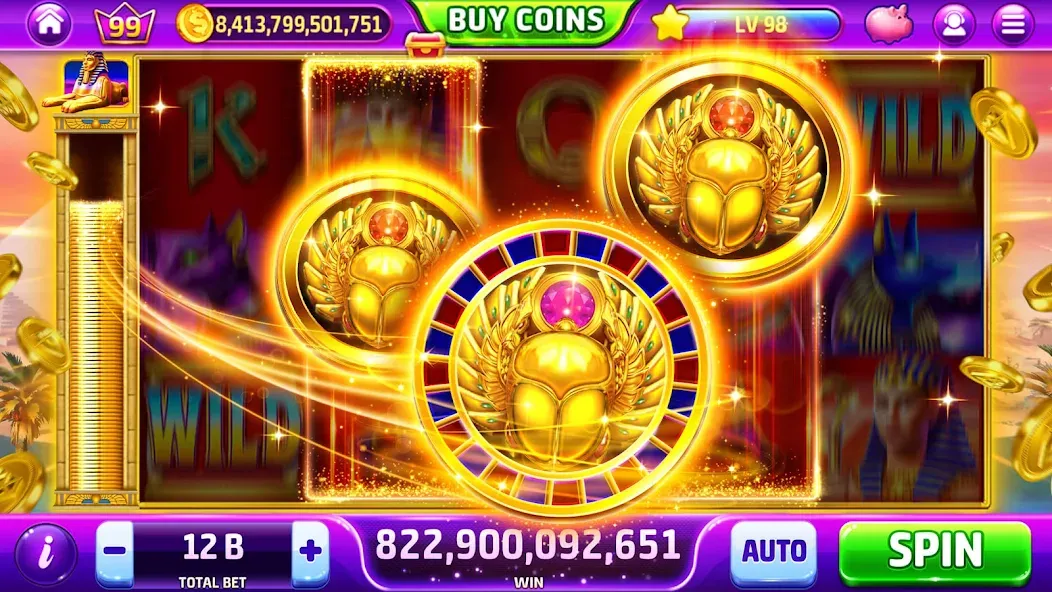 Golden Casino - Slots Games (Голден Казино) МОД/Взлом [Все открыто, Дополнительные деньги и Меню MOD] Screenshot 4
