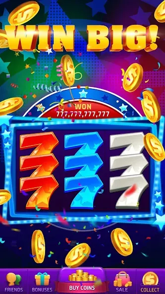 777 Casino – vegas slots games (Казино) МОД/Взлом [Деньги, Монеты и Меню MOD] Screenshot 2