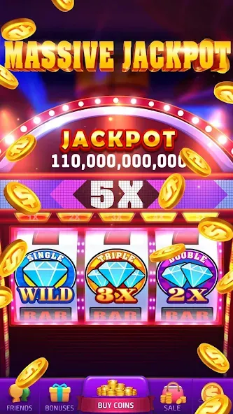 777 Casino – vegas slots games (Казино) МОД/Взлом [Деньги, Монеты и Меню MOD] Screenshot 3