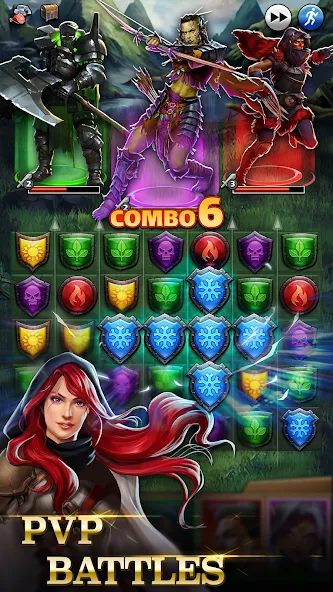Empires & Puzzles: Match-3 RPG МОД/Взлом [Все открыто, Дополнительные деньги и Меню MOD] Screenshot 4