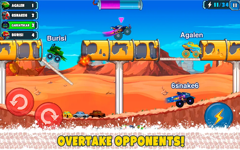 Car Eats Car Multiplayer Race (Кар Итс Кар) МОД/Взлом [Много денег, Монет и Все открыто] Screenshot 1