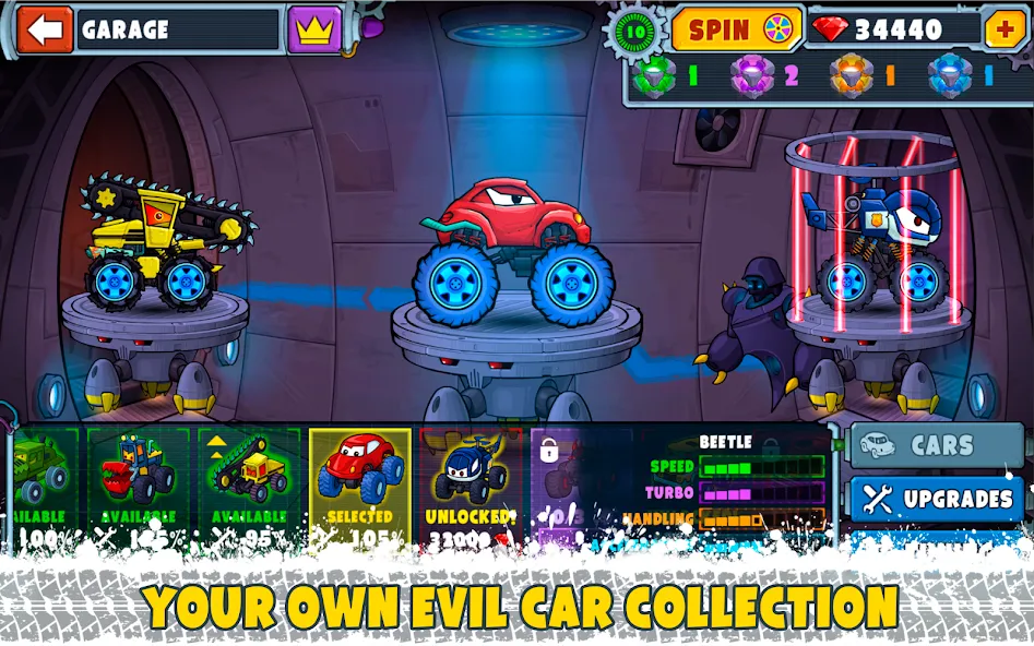 Car Eats Car Multiplayer Race (Кар Итс Кар) МОД/Взлом [Много денег, Монет и Все открыто] Screenshot 4