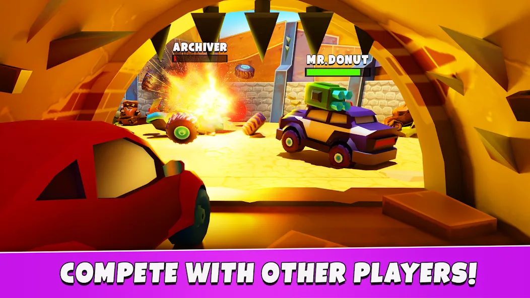 Car Eats Car 5 - Battle Arena (С тс Са 5) МОД/Взлом [Бесконечные деньги, Монеты и Мега MOD] Screenshot 2