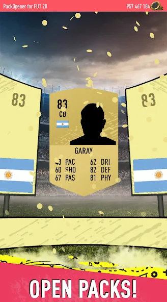 Pack Opener for FUT 20 by SMOQ (Пак открыватель для  20 от ) МОД/Взлом [Все открыто, Дополнительные деньги и Меню MOD] Screenshot 1