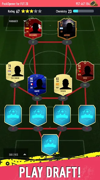 Pack Opener for FUT 20 by SMOQ (Пак открыватель для  20 от ) МОД/Взлом [Все открыто, Дополнительные деньги и Меню MOD] Screenshot 3