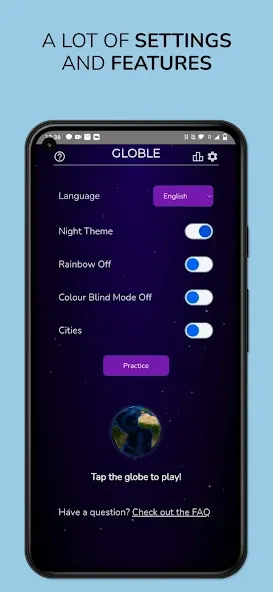 Globle - Country Guess Game (Глоубл) МОД/Взлом [Деньги, Монеты и Меню MOD] Screenshot 4