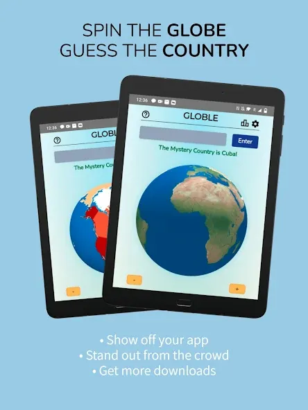 Globle - Country Guess Game (Глоубл) МОД/Взлом [Деньги, Монеты и Меню MOD] Screenshot 5