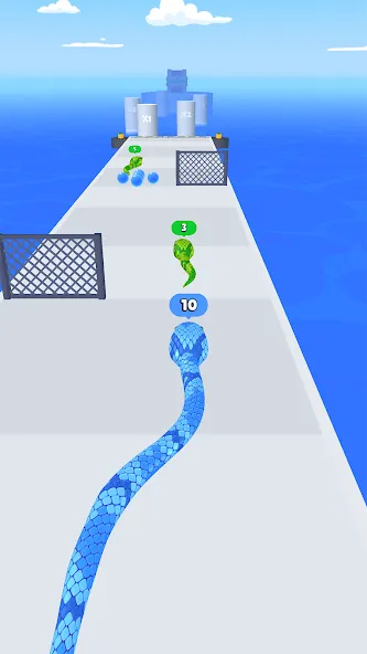 Snake Run Race・3D Running Game (Снейк Ран Рейс) МОД/Взлом [Много денег, Монет и Все открыто] Screenshot 1