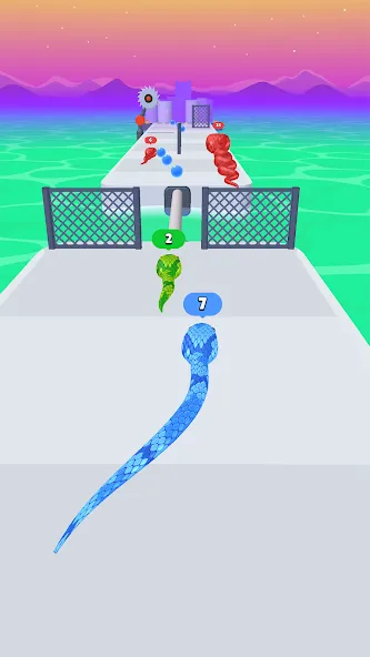 Snake Run Race・3D Running Game (Снейк Ран Рейс) МОД/Взлом [Много денег, Монет и Все открыто] Screenshot 2