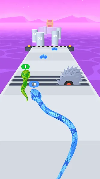Snake Run Race・3D Running Game (Снейк Ран Рейс) МОД/Взлом [Много денег, Монет и Все открыто] Screenshot 3