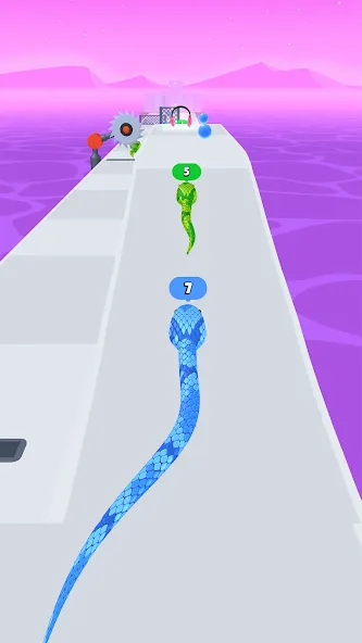 Snake Run Race・3D Running Game (Снейк Ран Рейс) МОД/Взлом [Много денег, Монет и Все открыто] Screenshot 5