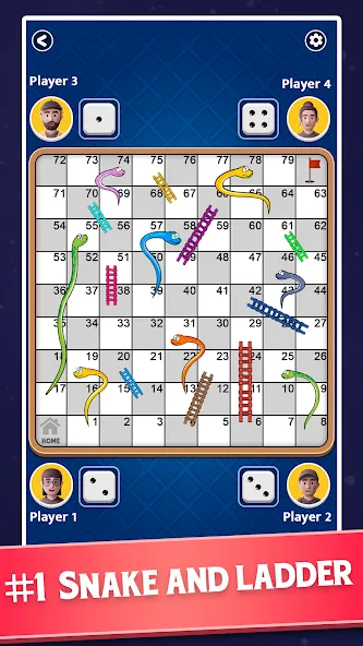 Snakes and Ladders - Ludo Game (Змеи и лестницы) МОД/Взлом [Много монет, Открытые уровни и Мега MOD] Screenshot 2