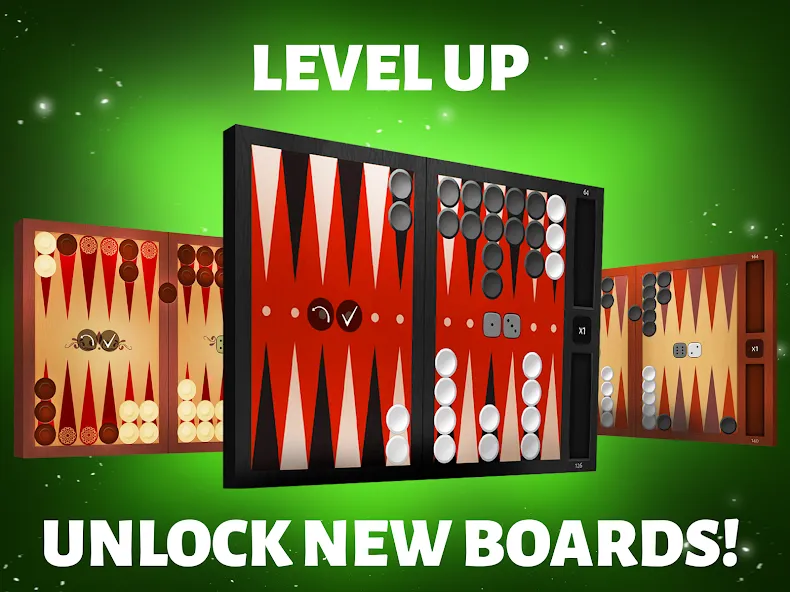 Backgammon Offline МОД/Взлом [Меню, Бесконечные монеты и Открытые уровни] Screenshot 5
