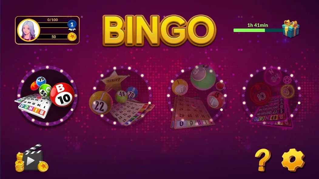 Bingo - Offline Bingo Game МОД/Взлом [Все открыто, Дополнительные деньги и Меню MOD] Screenshot 5