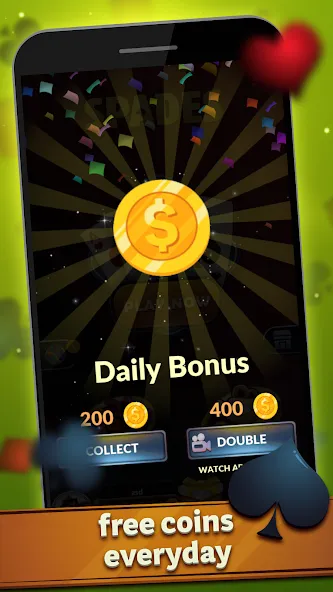 Spades - Offline Card Games (Спейдс) МОД/Взлом [Много денег, Монет и Все открыто] Screenshot 5