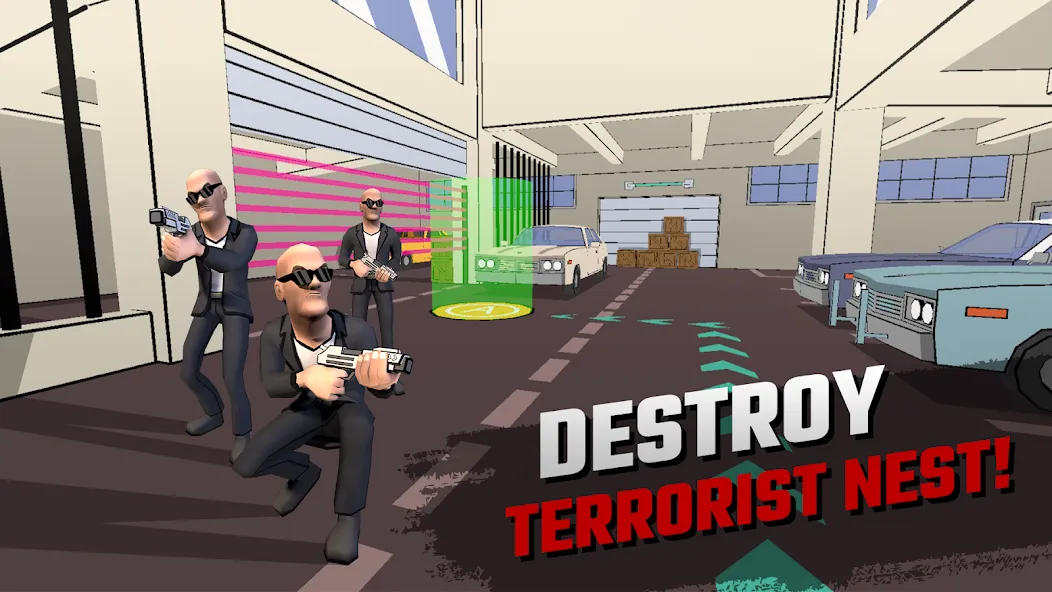 FPS Shooter game: Miss Bullet МОД/Взлом [Все открыто, Дополнительные деньги и Меню MOD] Screenshot 1