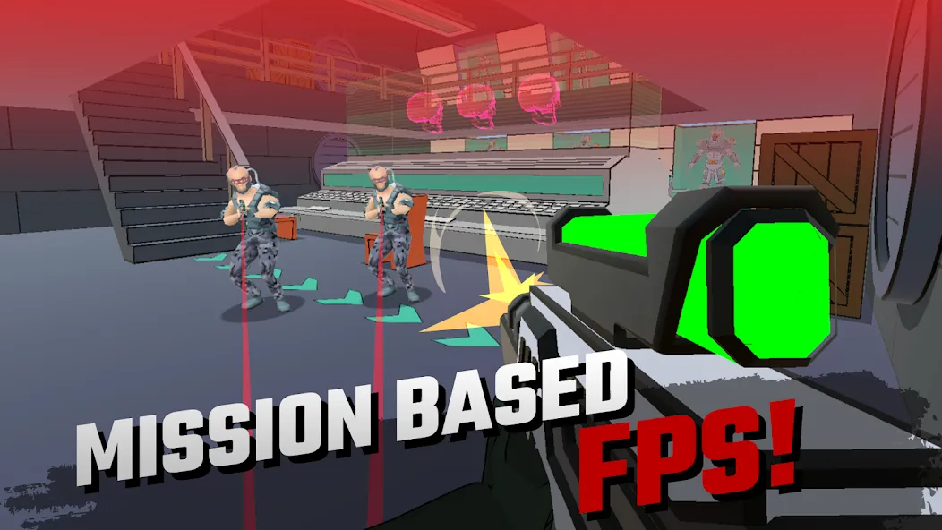 FPS Shooter game: Miss Bullet МОД/Взлом [Все открыто, Дополнительные деньги и Меню MOD] Screenshot 3