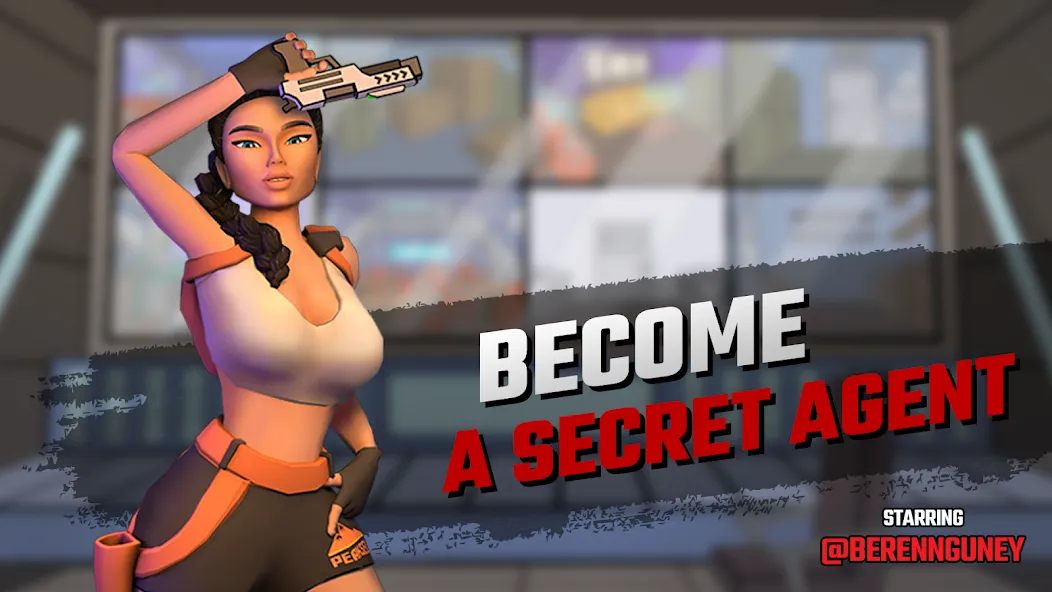 FPS Shooter game: Miss Bullet МОД/Взлом [Все открыто, Дополнительные деньги и Меню MOD] Screenshot 4